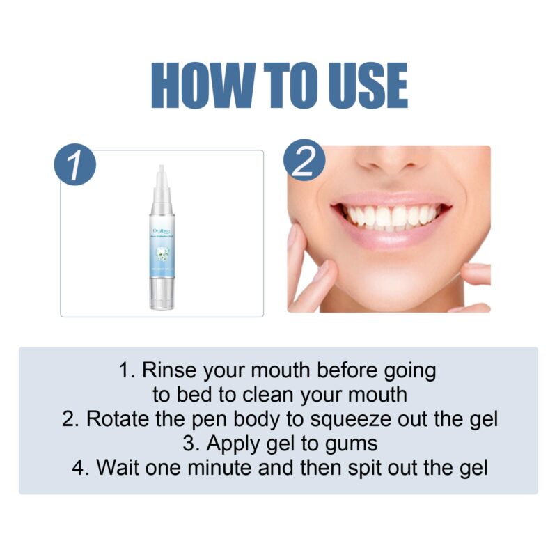 Gum Protection Gel - Teeth Whitening, Gum Repair & Oral Care, Dental Pencil Applicator - Image 6