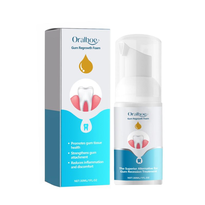 Gum Regrowth Foam - Tartar Removal, Gum Care, Anti-Moth & Fresh Breath, Oral Mousse