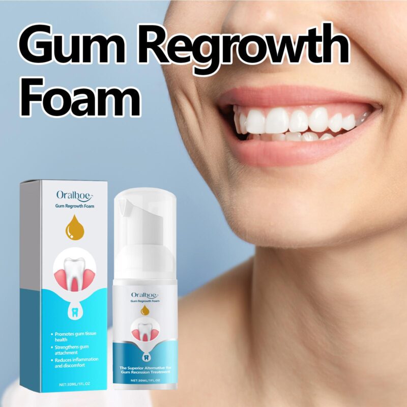 Gum Regrowth Foam - Tartar Removal, Gum Care, Anti-Moth & Fresh Breath, Oral Mousse - Image 2