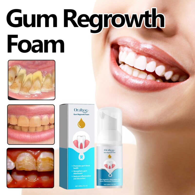 Gum Regrowth Foam - Tartar Removal, Gum Care, Anti-Moth & Fresh Breath, Oral Mousse - Image 3
