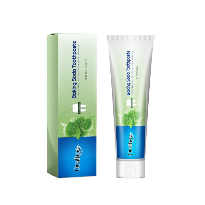 Baking Soda Toothpaste - Tartar/Stain Removal, Fresh Breath & White Beauty, Toothpaste