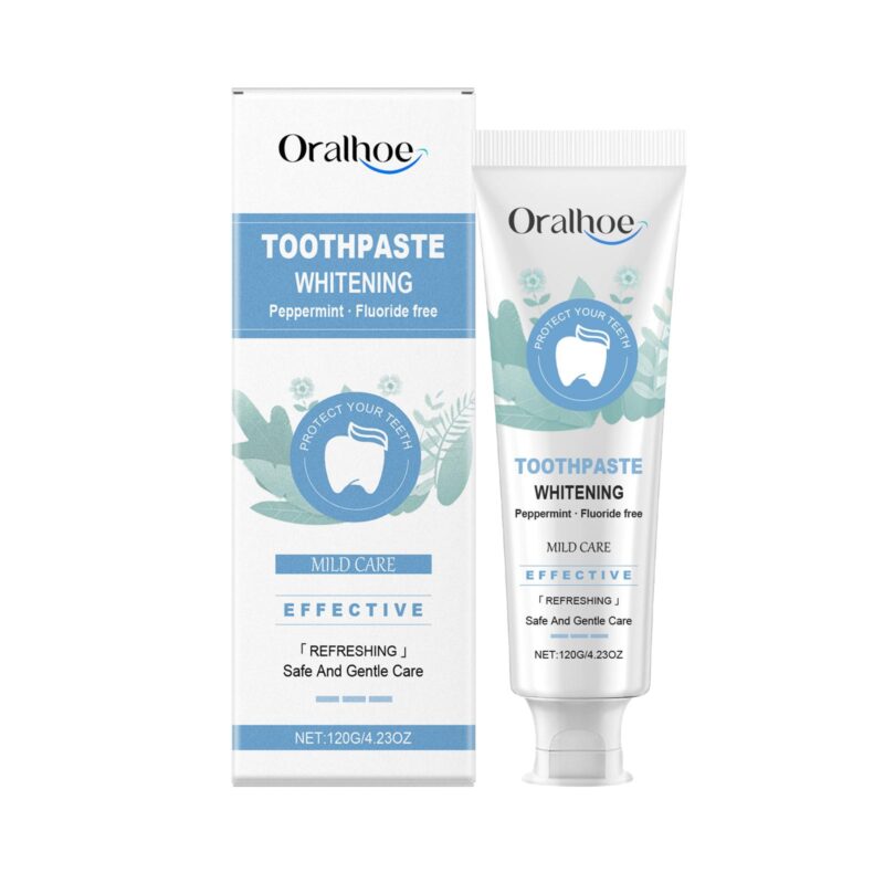 Mint Toothpaste - Gentle Yellow Stain Removal, Teeth Shine & Daily Oral Care, Mint Formula