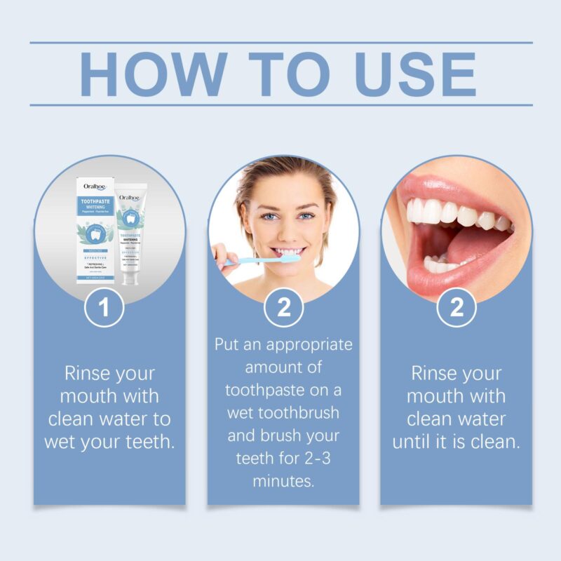 Mint Toothpaste - Gentle Yellow Stain Removal, Teeth Shine & Daily Oral Care, Mint Formula - Image 6