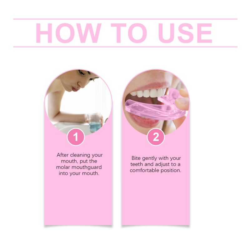 Pink Night Mouth Guard - Anti-Snoring, Bite Protection & Teeth Guard, Molar Mouthguard - Image 6