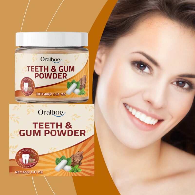 Herbal Gum Powder - Herbal Care, Yellow Stain/Odor Removal & Teeth Cleaning, Oral Powder - Image 2