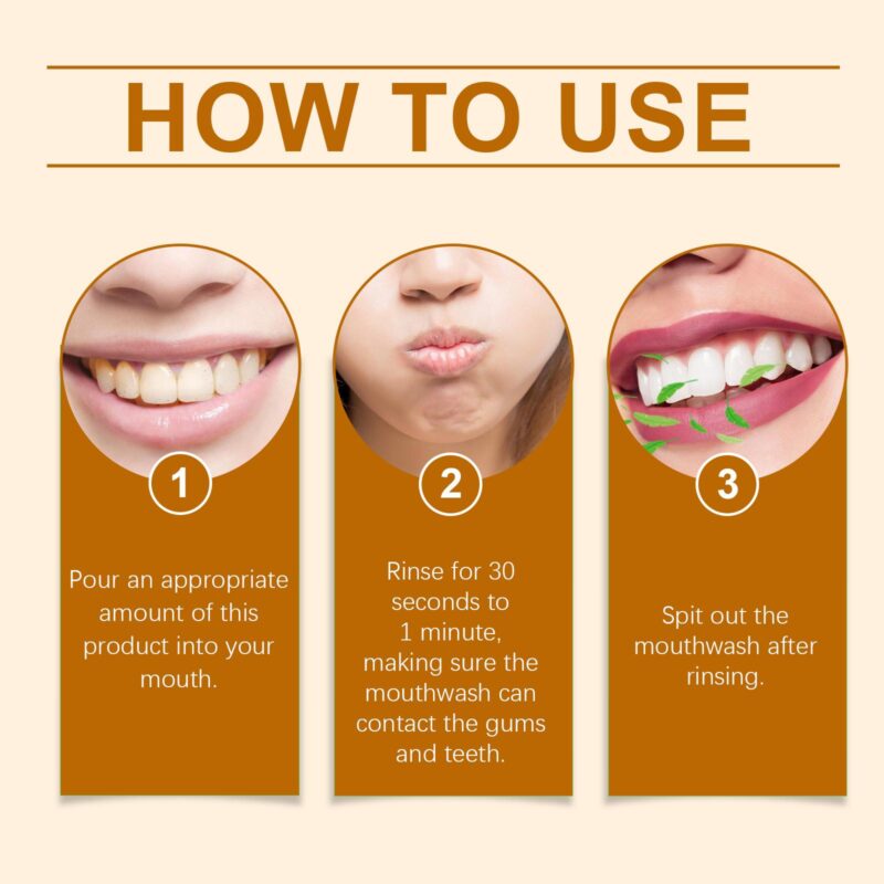 Herbal Mouthwash - Natural Ingredients, Daily Odor Control & Gentle Teeth Cleaning, Oral Care - Image 6