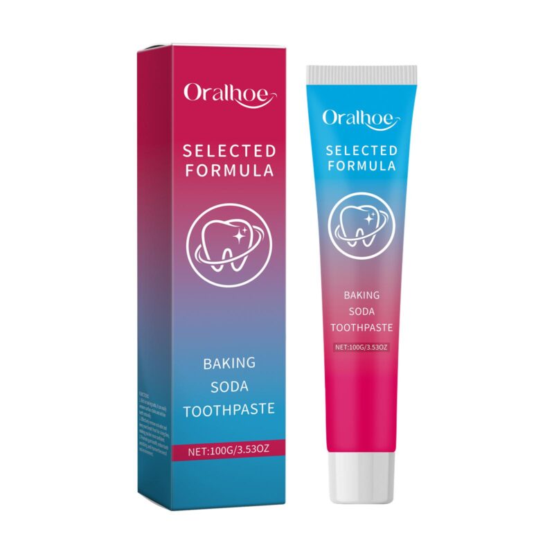 Baking Soda Toothpaste - Mint Fresh Cleaning, Smile Brightening & Teeth Whitening, Dental Care