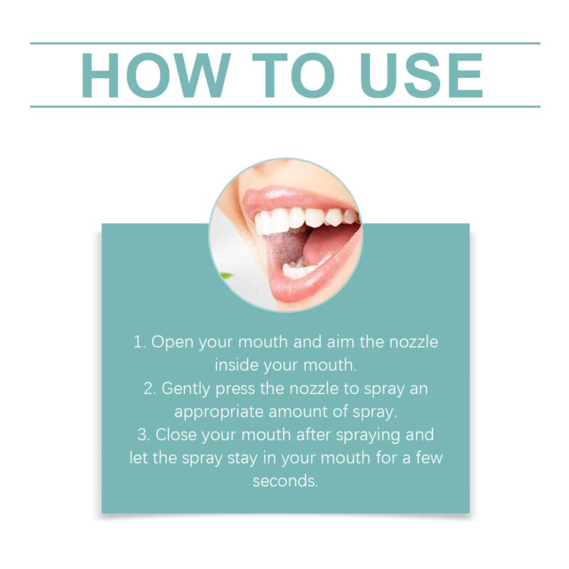 Mouth Freshening Spray - Bad Breath Deodorizer, Oral Health & Fresh Breath, Daily Care - Image 6