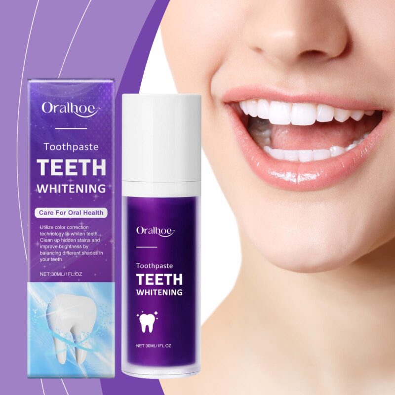 Purple Toothpaste - Daily Hygiene, Odor/Dirt Removal & Teeth Brightening, Gentle Formula - Image 2