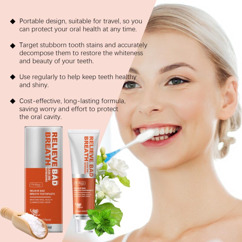 Clean Toothpaste - Gentle Mint Cleaning, Teeth Brightening & Fresh Breath, Daily Oral Care - Image 3