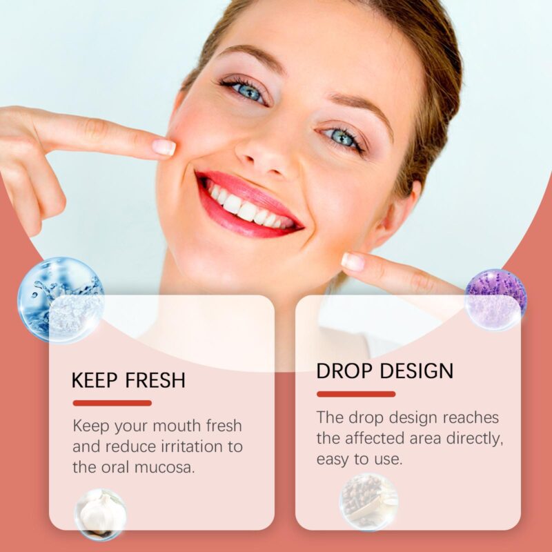 Herbal Dental Care Essence - Gentle Oral/Gum Maintenance, Natural Fresh & Cool Comfort, Care Serum - Image 4