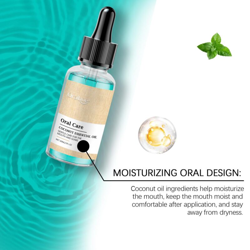 Coconut Mouthwash - Gentle Gum Protection, Stain Removal & Fresh Breath, Daily Oral Care - Image 3