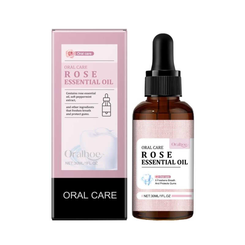 Rose Mouthwash - Tooth Stain Removal, Gingiva Care & Long-Lasting Fresh Breath, Oral Hygiene