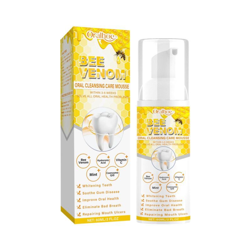 Dental Cleaning Mousse - Stain Removal, Dental Hygiene & Oral Care, Foaming Toothpaste Alternative