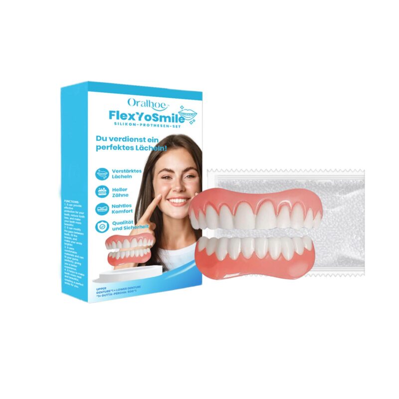 Cosmetic Denture Set - Smile Beauty Enhancement, Denture Care & Comfort Fit, Dental Kit