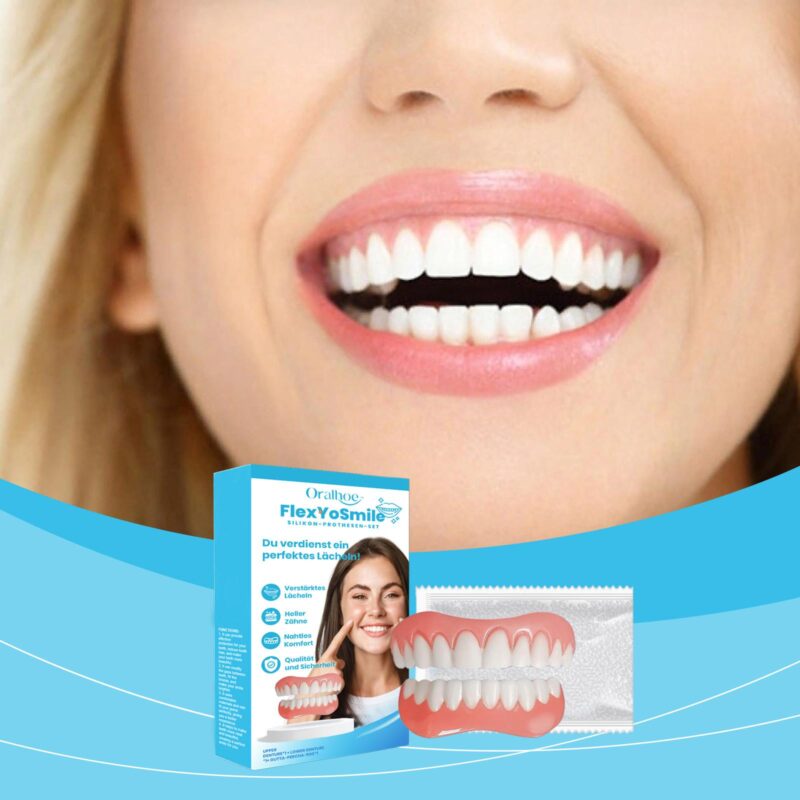 Cosmetic Denture Set - Smile Beauty Enhancement, Denture Care & Comfort Fit, Dental Kit - Image 2