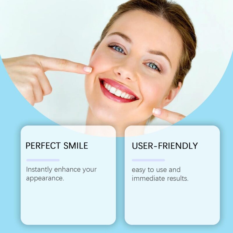Cosmetic Denture Set - Smile Beauty Enhancement, Denture Care & Comfort Fit, Dental Kit - Image 3