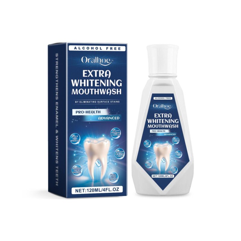 Daily Dental Care Mouthwash - Refreshing Mint, Gentle Ingredients & Stain Removal, Oral Hygiene