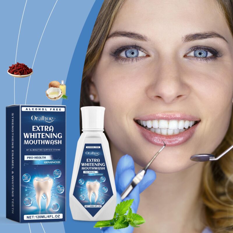 Daily Dental Care Mouthwash - Refreshing Mint, Gentle Ingredients & Stain Removal, Oral Hygiene - Image 2
