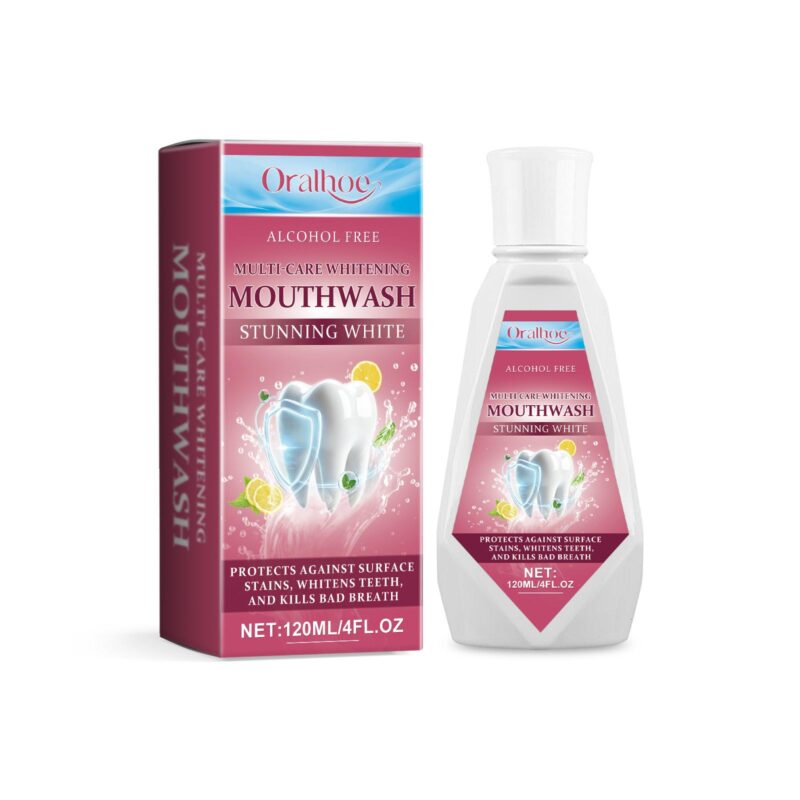 Mint Mouthwash - Gentle Gum Care, Fresh Breath & Daily Stain Prevention, Non-Irritating Formula