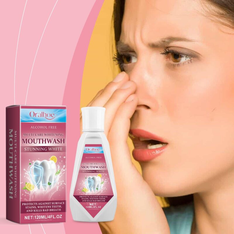 Mint Mouthwash - Gentle Gum Care, Fresh Breath & Daily Stain Prevention, Non-Irritating Formula - Image 2