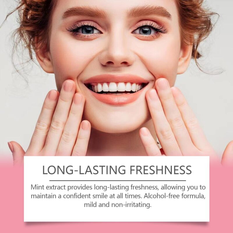 Mint Mouthwash - Gentle Gum Care, Fresh Breath & Daily Stain Prevention, Non-Irritating Formula - Image 3