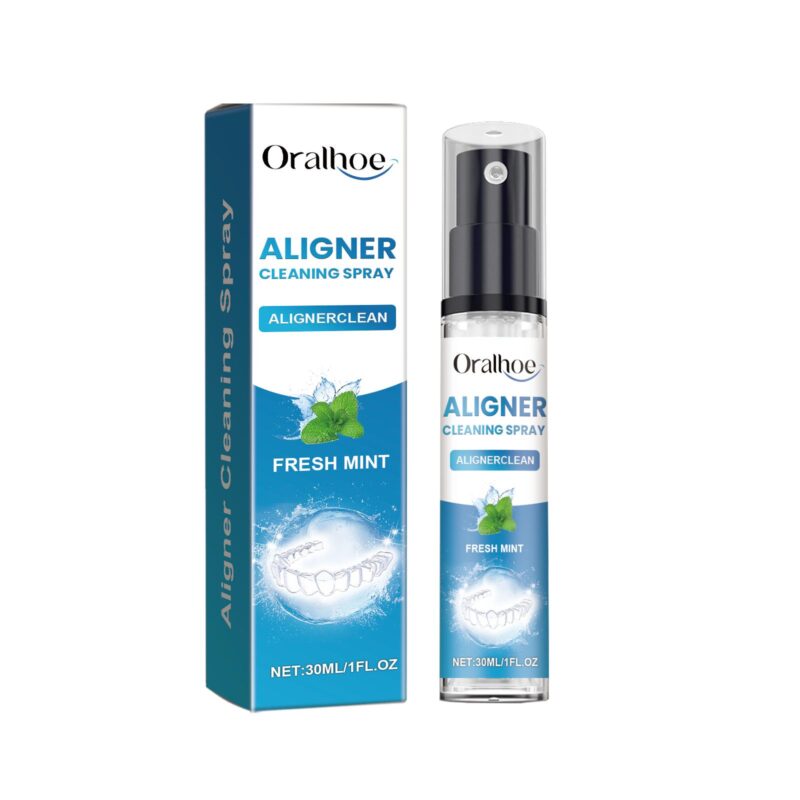 Denture Cleaner Spray - Portable Stain/Odor Removal, Cosmetic Teeth & Denture Care, Spray