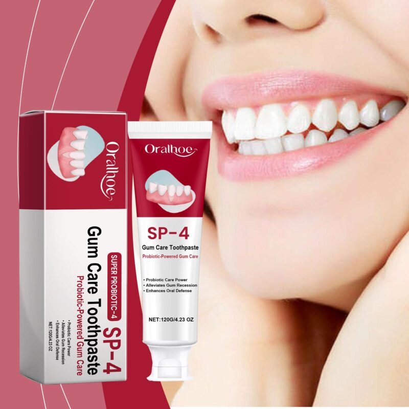 Gum Care Toothpaste - Gentle Teeth Brightening, Yellow Stain Removal & Enamel Protection, Toothpaste - Image 2