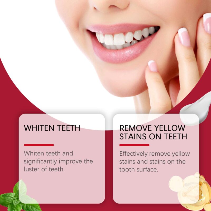 Gum Care Toothpaste - Gentle Teeth Brightening, Yellow Stain Removal & Enamel Protection, Toothpaste - Image 3