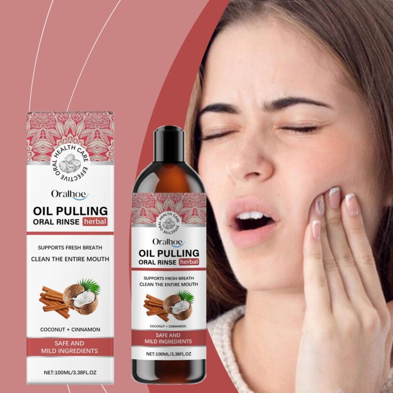 Fresh Breath Mouthwash - Daily Bad Breath Relief, Stain Removal & Gum Care, Mint Formula - Image 2