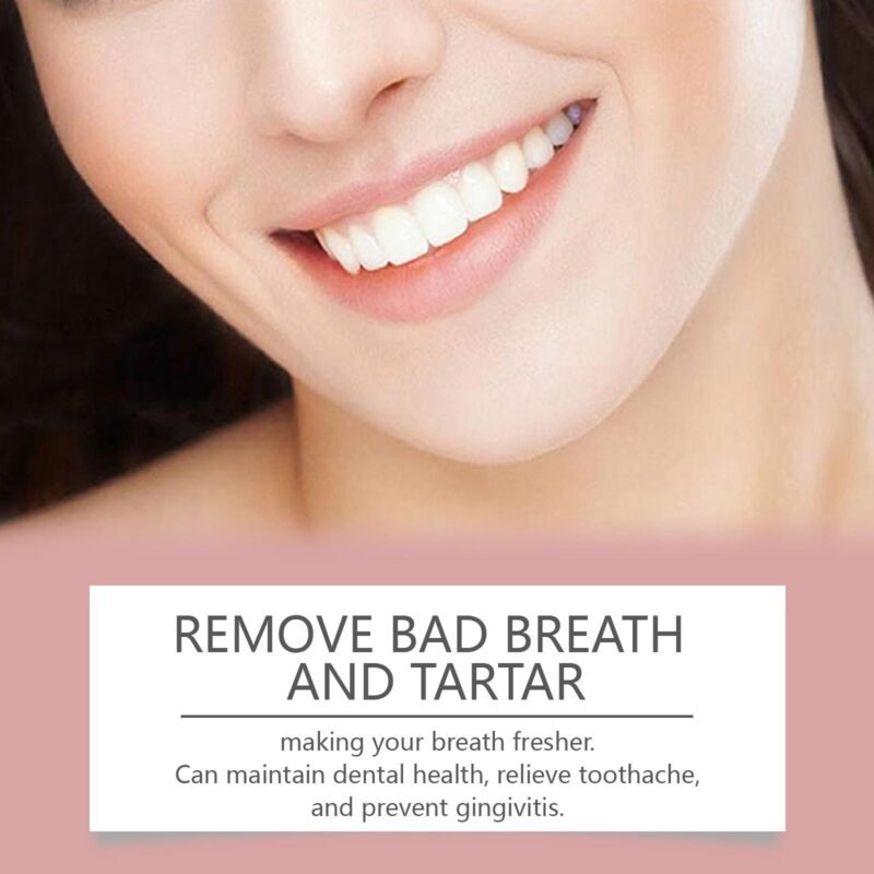 Fresh Breath Mouthwash - Daily Bad Breath Relief, Stain Removal & Gum Care, Mint Formula - Image 3