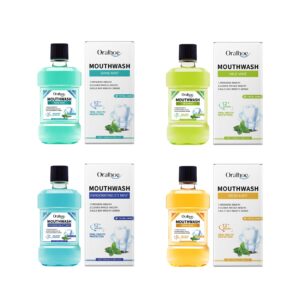 Oralhoe Daily Mouthwash - Teeth Cleaning, Odor Removal, Fresh Breath Mint