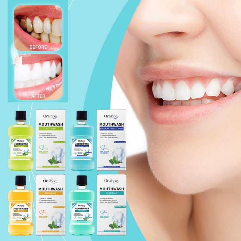 Daily Mouthwash - Teeth Cleaning, Odor Removal & Fresh Breath, Mint Flavor Oral Care - Image 2