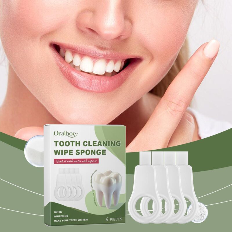 Oralhoe Sponge Tooth Cleaner - Daily Oral Hygiene & Teeth Stain Removal - Image 2