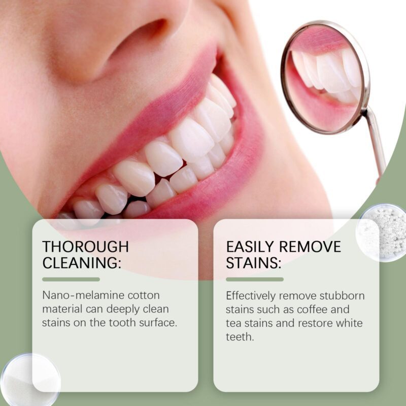Oralhoe Sponge Tooth Cleaner - Daily Oral Hygiene & Teeth Stain Removal - Image 3