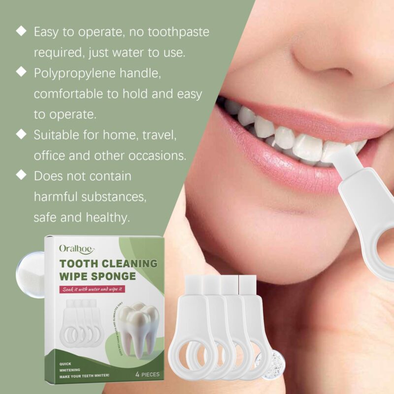 Oralhoe Sponge Tooth Cleaner - Daily Oral Hygiene & Teeth Stain Removal - Image 4