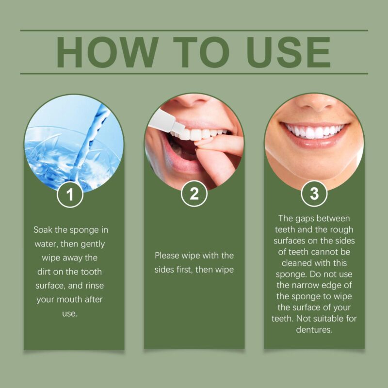 Oralhoe Sponge Tooth Cleaner - Daily Oral Hygiene & Teeth Stain Removal - Image 6