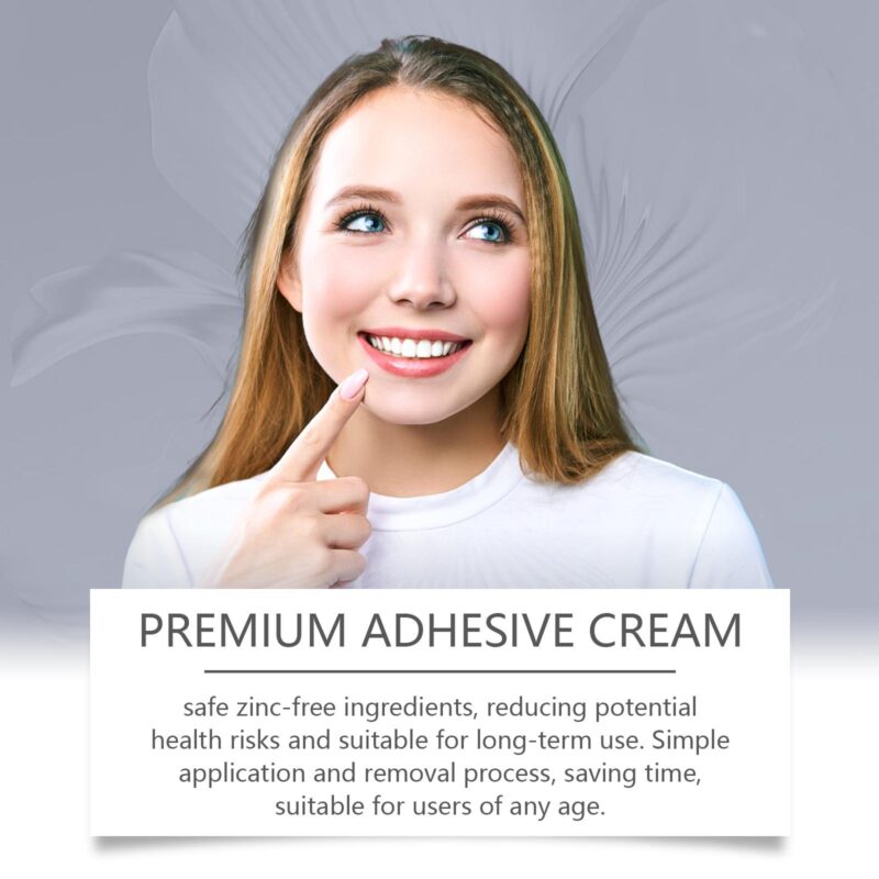 Denture Fixing Adhesive - Comfort Care, Loose Denture Fixation & Gum Protection, Adhesive Cream - Image 4