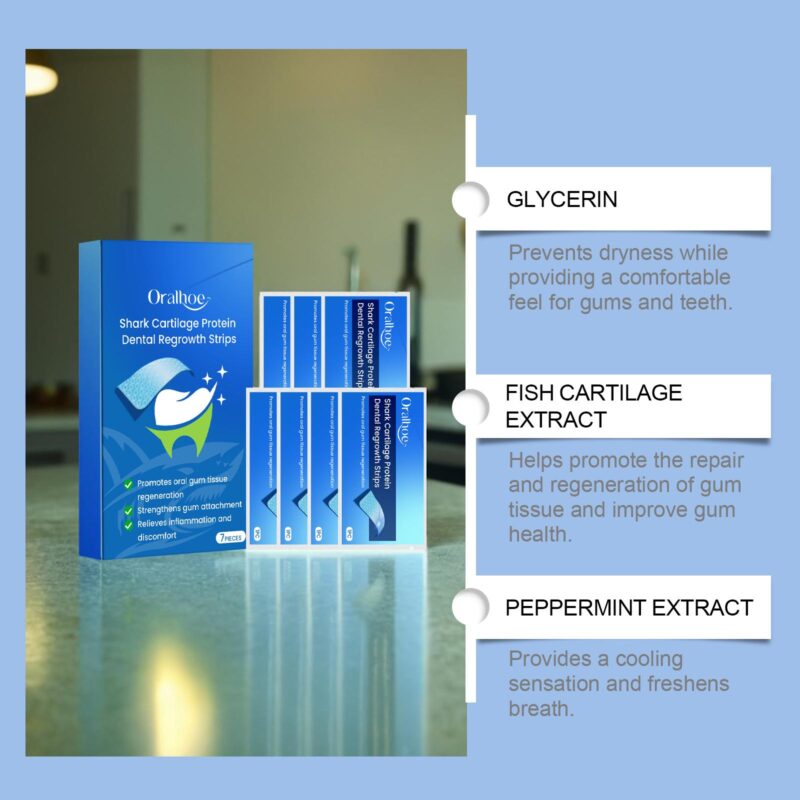 Dental Whitening Strips - Stained Teeth Treatment, Deep Stain Removal & Shine, Oral Care Essential - Image 3