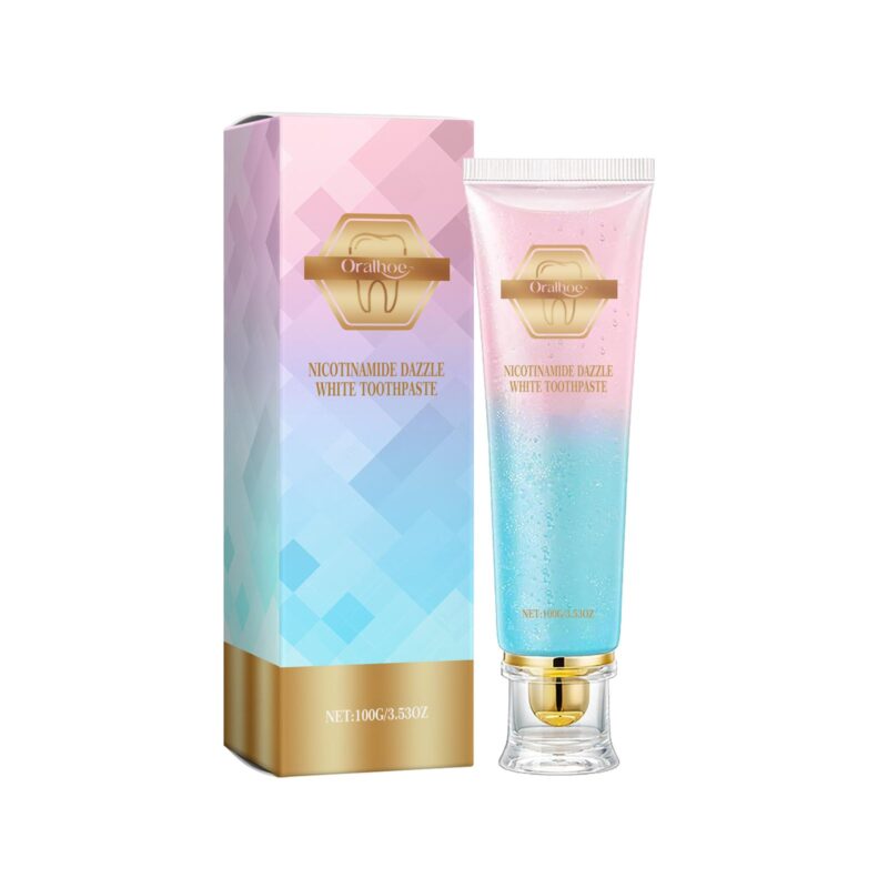 Niacinamide Toothpaste - Mint Fresh, Odor/Dirt Removal & Daily Oral Care, Teeth Whitening
