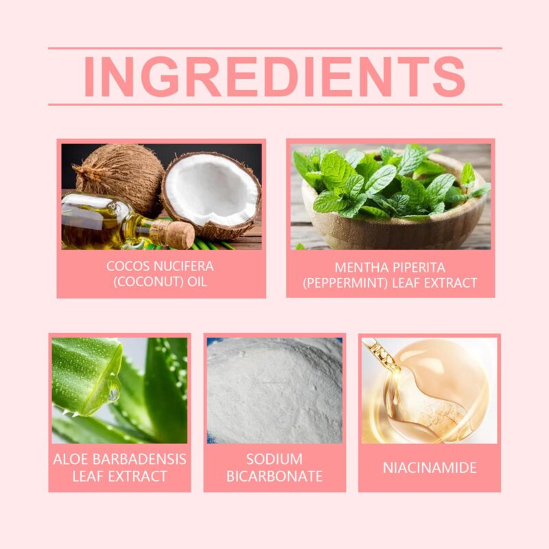 Niacinamide Toothpaste - Mint Fresh, Odor/Dirt Removal & Daily Oral Care, Teeth Whitening - Image 5