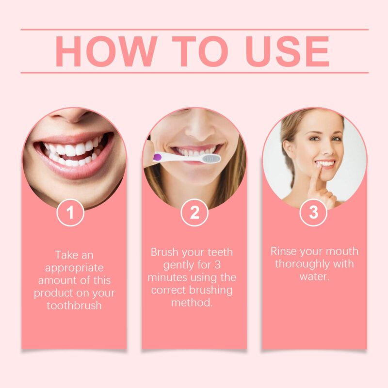 Niacinamide Toothpaste - Mint Fresh, Odor/Dirt Removal & Daily Oral Care, Teeth Whitening - Image 6