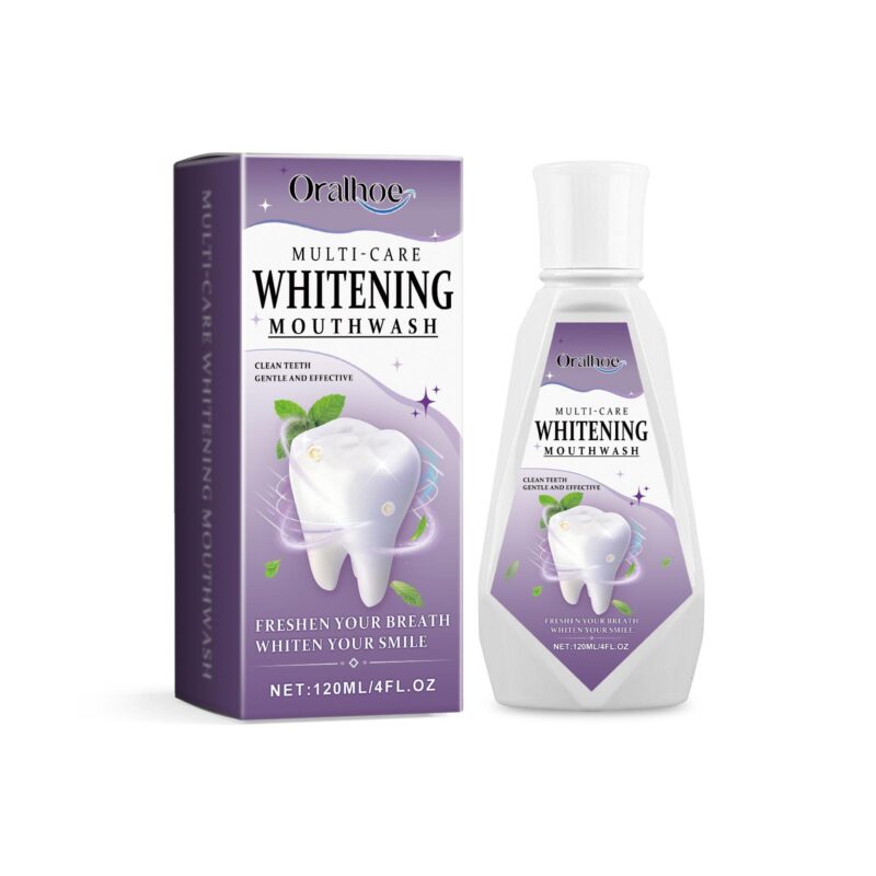 Mint Mouthwash - Stain/Gum Care, Fresh Breath & Beautiful Teeth, Daily Oral Rinse