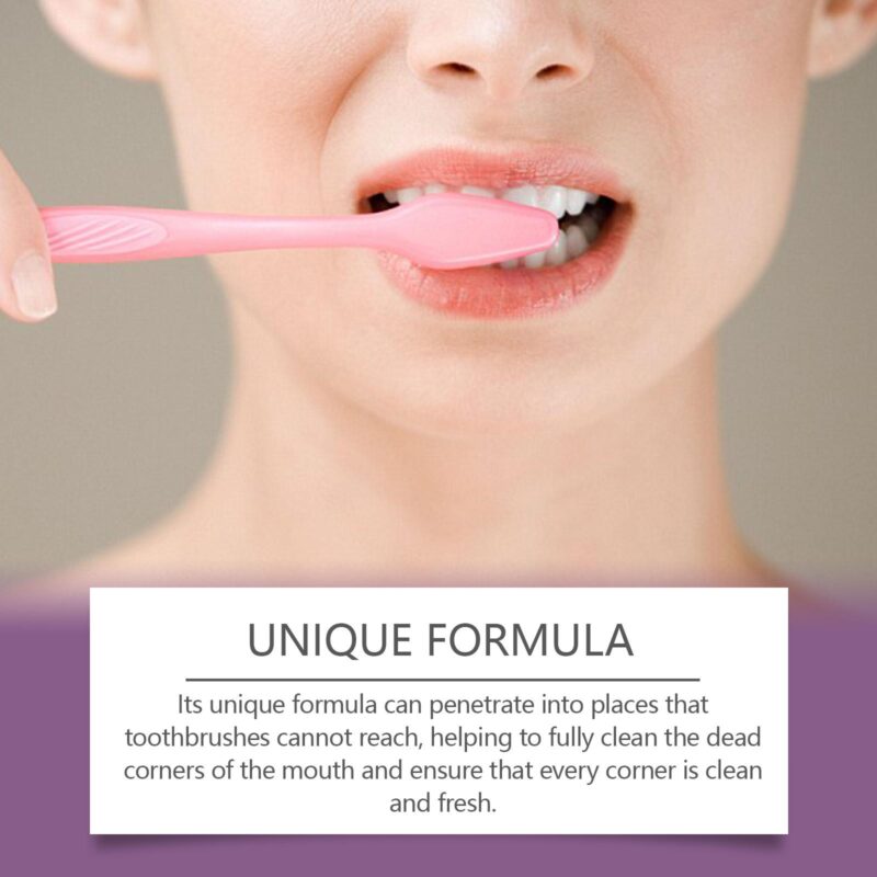 Mint Mouthwash - Stain/Gum Care, Fresh Breath & Beautiful Teeth, Daily Oral Rinse - Image 4