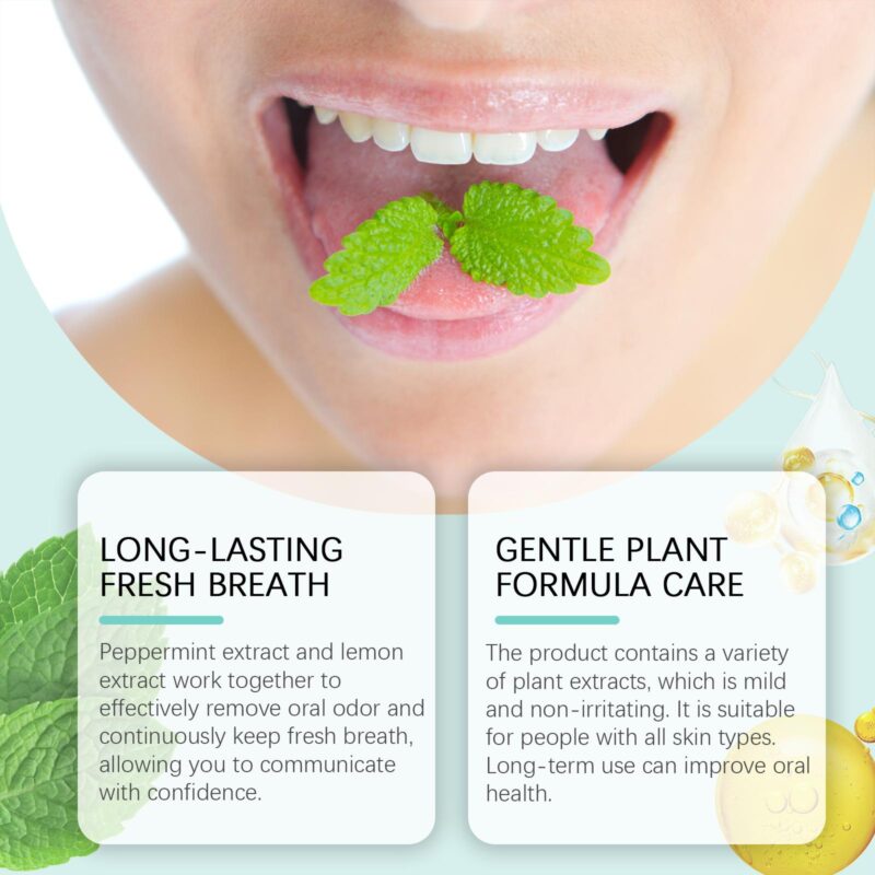 Oralhoe Vitamin Mouthwash for Fresh Breath & Oral Care - Mint Flavor - Image 4