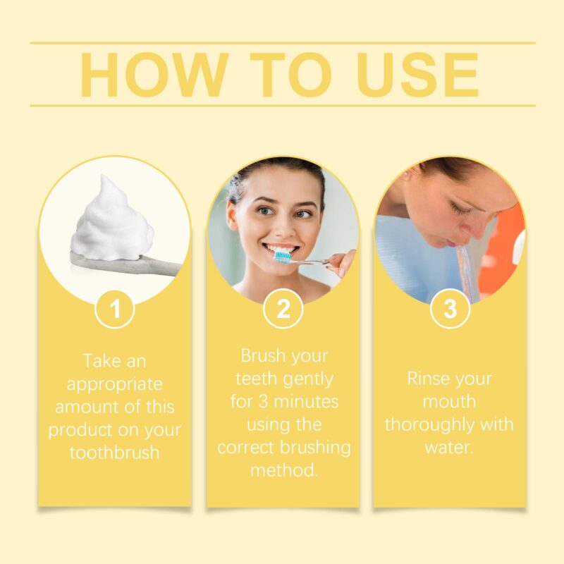 Teeth Cleaning Mousse - Gentle Odor/Stain/Grime Removal, Daily Beauty Oral Care, Mousse - Image 6