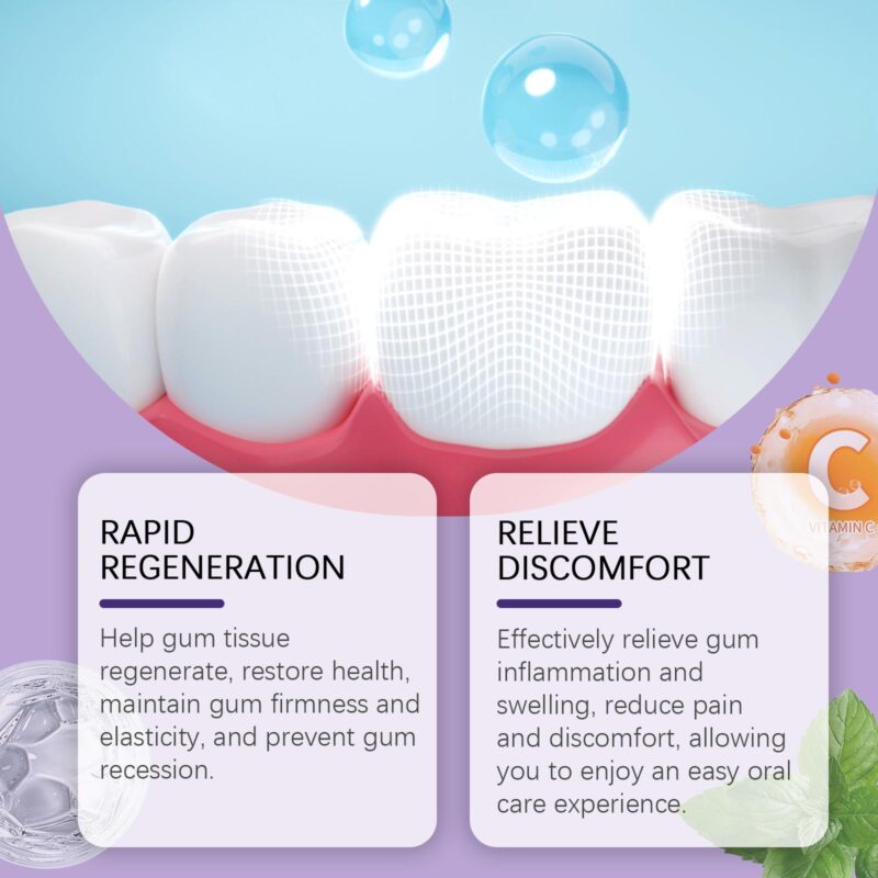 Purple Gum Care Gel - Deep Stain Removal, Gentle Gum Protection & Dental Care, Oral Gel - Image 3