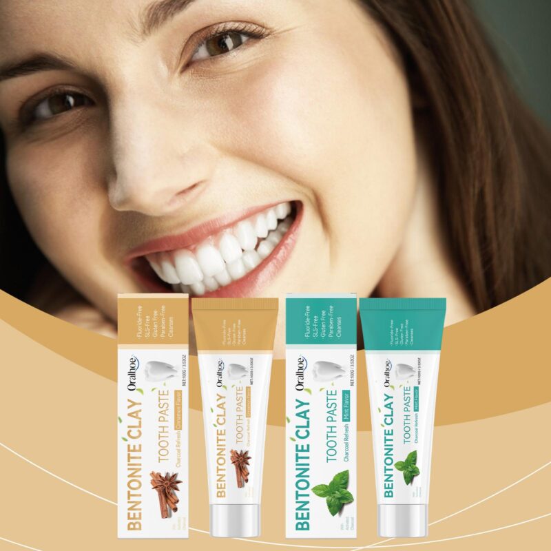 Volcanic Ash Toothpaste - Stain Removal, Yellow Teeth Care & Dental Series, Toothpaste