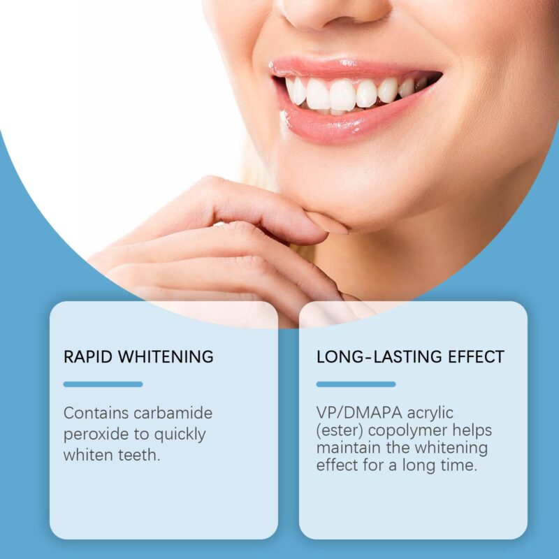 Teeth Whitening Strips - Gentle Stain Removal, Fresh Breath & Brightening, Tooth Care Strips - Image 4