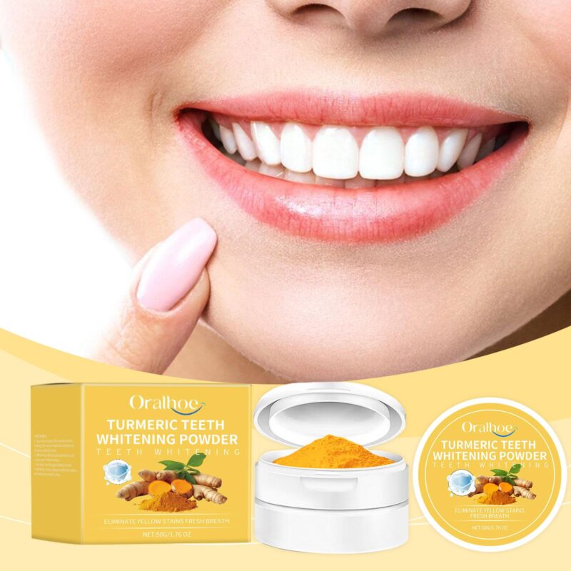Turmeric Tooth Powder - Stain/Yellow Care, Mouth Cleaning & Beauty Care, Powder - Image 2